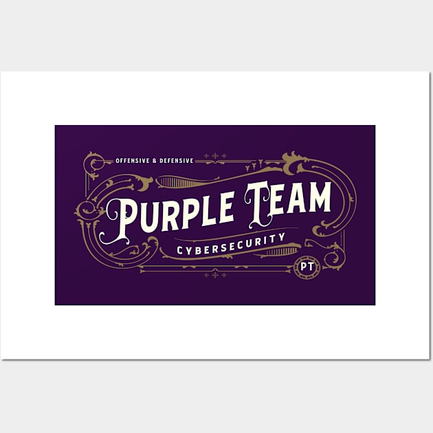 Purple Team (Purple Background) Wall Art by DFIR Diva